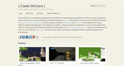 Desktop Screenshot of ciaranmccann.me